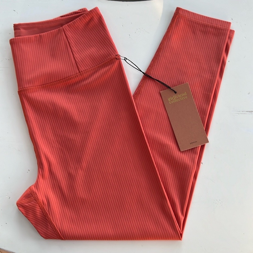 Girlfriend Collective High Rise Rib Legging Size L - Picture 6 of 8